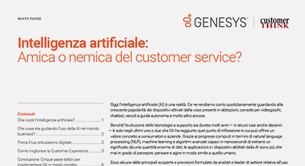 Artificial intelligence friend or foe of customer service thumbnails resource center it