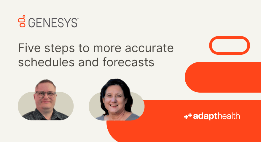 Five steps to more accurate schedules and forecasts