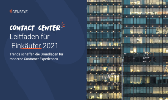 contact center buyers guide 2021 DACH DE