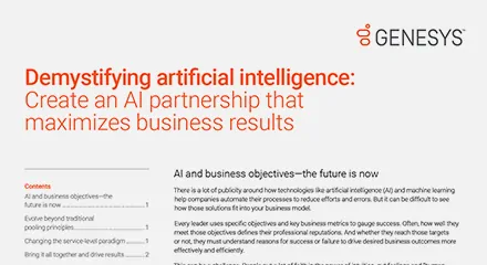 Maximize business results with AI