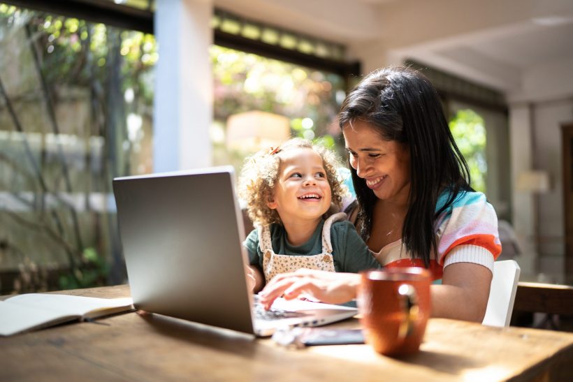 Viasat's family-focused benefits help exec and mother find joy in remote  work - Viasat