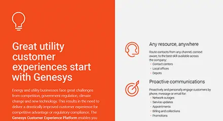 Great utility customer experiences start with genesys br resource center en