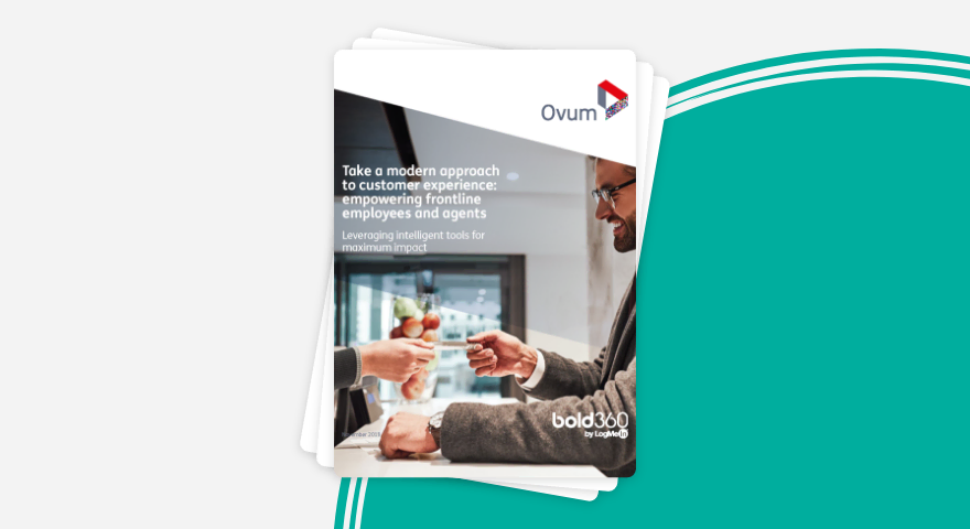 Ovum report take a modern approach to CX