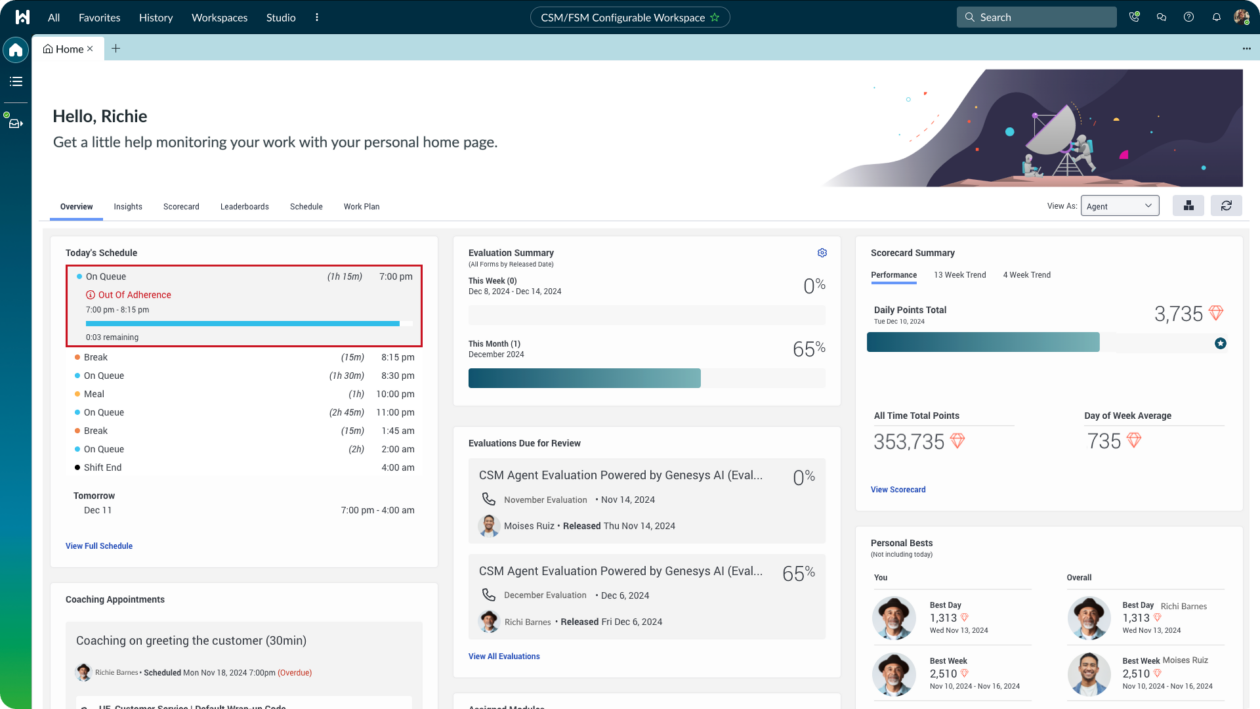 Sn agent workspace rounded