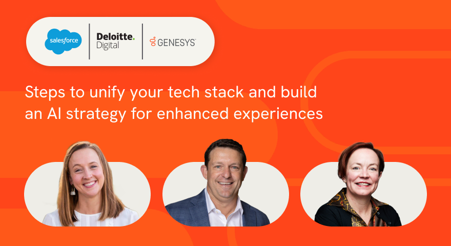 Steps to unify your tech stack and build an AI strategy for enhanced experiences