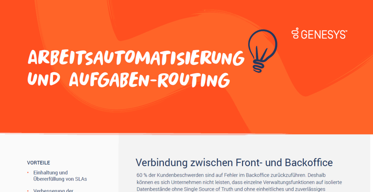 Work automation & task routing_DE