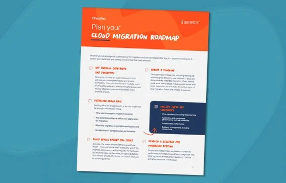 checklist cloud migration