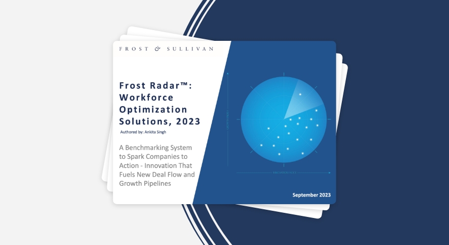 Frost Radar™ Workforce Optimization Solutions 2023 Report | Genesys