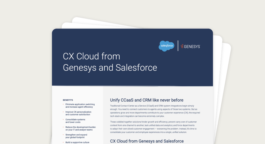 Cx cloud from salesforce partner page