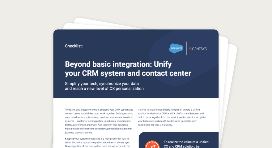 Beyond basic integration unify your crm salesforce partner page